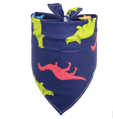 Flamingo-Druck-Haustier-Hundehalstuch, kleiner Hund, Katze, Schal, verstellbare Baumwolle, Hundewelpen-Bandanas, Lätzchen, Sommer-Haustier-Hundepflege-Zubehör