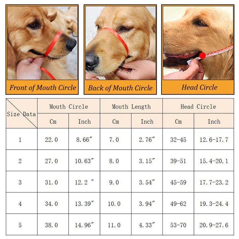 Comfy Soft Silicone Big Dog Muzzles for Medium Large Dogs Adjustable Strong Basket Pet Mouth Mask Labrador Pitbull Accessories