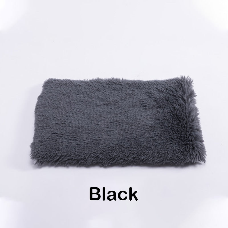 Winter Hundebett Matte Weiches Fleece Haustier Kissen Haus Warm Puppy Katze Schlafen Bett Decke Für Kleine Große Hunde Katzen zwinger Cama Perro