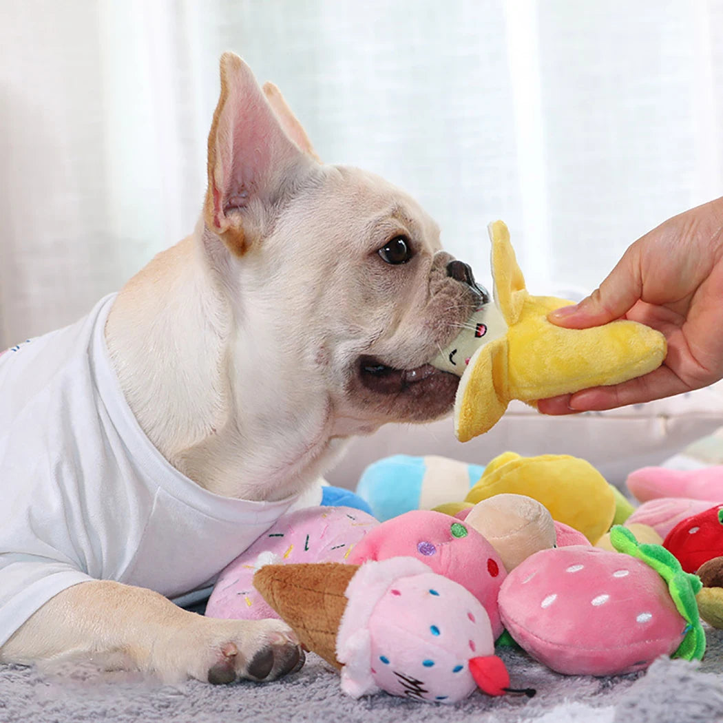 Tiere Cartoon Hundespielzeug Gefülltes Quietschendes Haustierspielzeug Niedliches Plüschpuzzle Für Hunde Katze Kauen Quietsche Quietschspielzeug Für Haustier