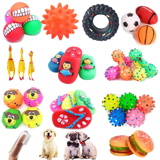 Neues quietschendes Hundespielzeug, schreiendes Huhn, Kauknochen, Pantoffel, quietschender Ball, Hundespielzeug, Zahnschleifen, Training für Haustiere