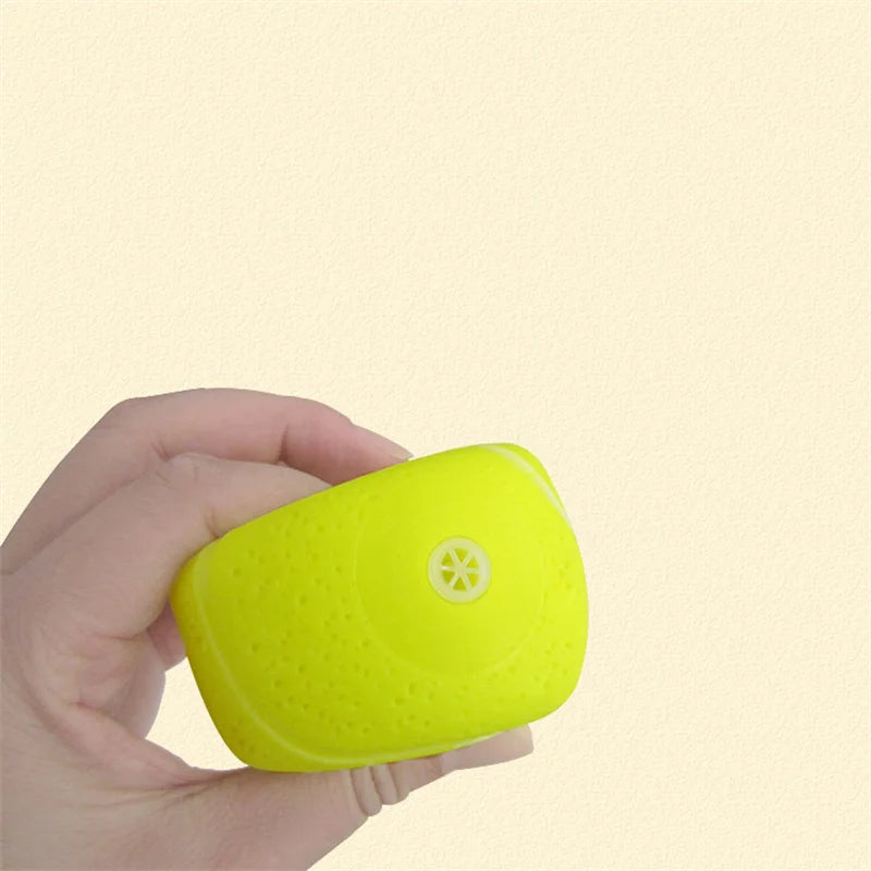 1 stücke Durchmesser 6 cm Quietschende Haustier Hund Ball Spielzeug für Kleine Hunde Gummi Kauen Welpen Spielzeug Hund Sachen Hunde spielzeug Haustiere brinquedo cachorro