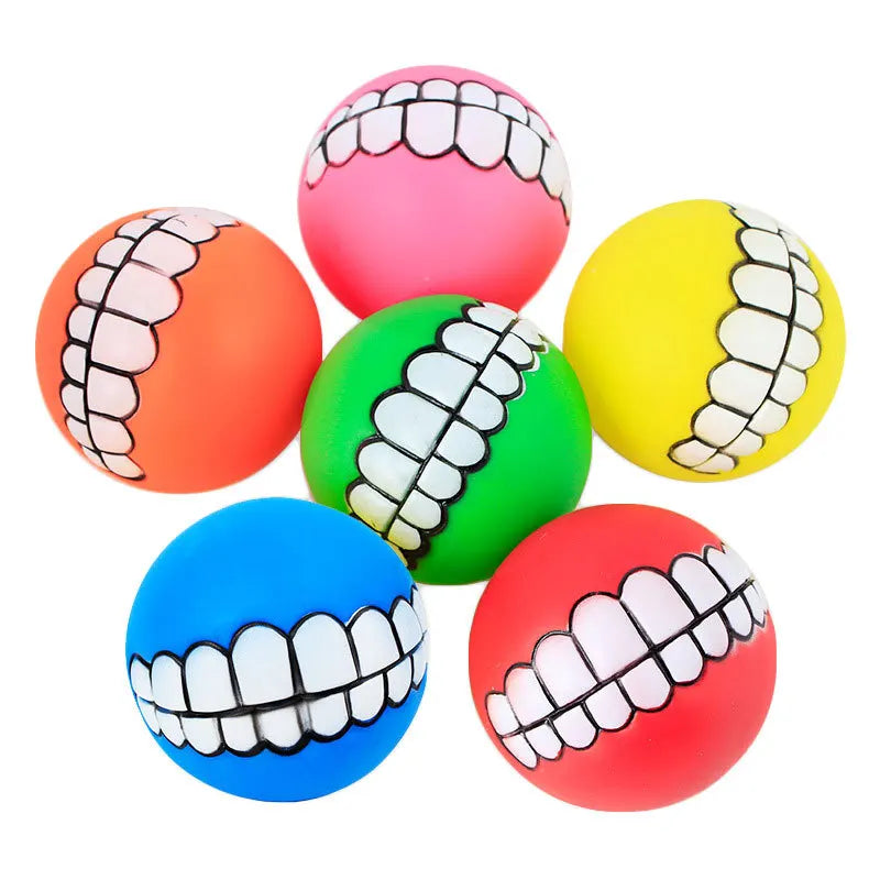 1 stücke Durchmesser 6 cm Quietschende Haustier Hund Ball Spielzeug für Kleine Hunde Gummi Kauen Welpen Spielzeug Hund Sachen Hunde spielzeug Haustiere brinquedo cachorro