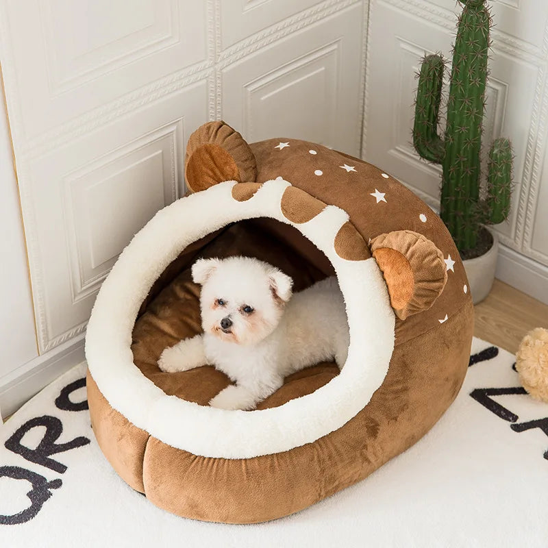 Foldable Pet House, Puppy Kennel Mat for Dogs, Animals, Cat, Kitten Nest, Small Dogs Basket, Teddy, Chihuahua Cave, Bed, 2022