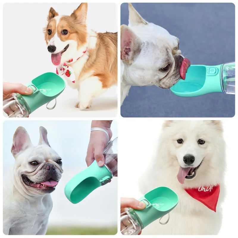 Tragbare Hundewasserflasche für kleine und große Hunde, Schüssel für Spaziergänge im Freien, Welpen, Haustier, Reisewasserflasche, Katzentrinknapf, Hundebedarf