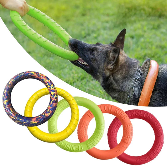 Hundespielzeug, Haustier-Frisbee, EVA-Hundetrainingsring, Puller-resistentes Spielzeug für Hunde, schwimmender Welpen-Beißring, interaktives Spielzeug