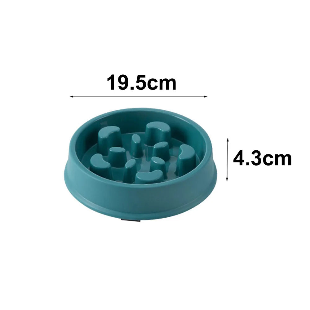 Pet Dog Slow Feeder Bowl Puppy Non Slip Puzzle Bowl Anti-Gulping Pet Slower Food Feeding Dishes Dog Bowl for Medium Small Dogs