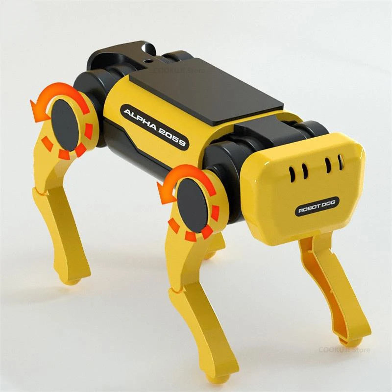 Neu Mijia Solar Elektrische Mechanische Hund Kuh Kinder Pädagogisches Montage Tech Puzzle Spielzeug Bionic Smart Roboter Hund