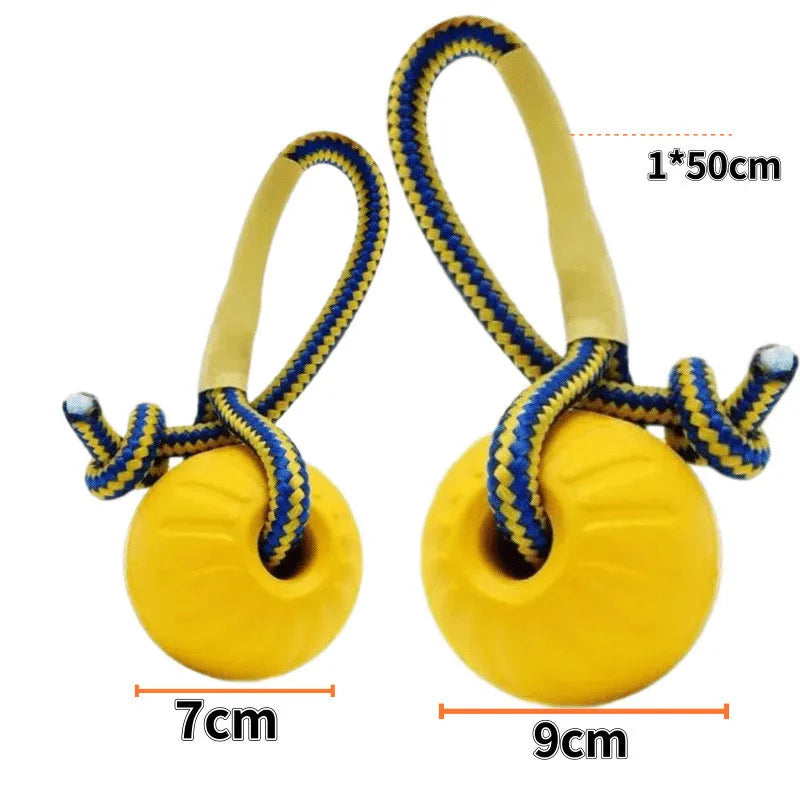 7/9 cm Unzerstörbarer Vollgummiball für das Training von Hunden, Kauspiel, Apportierspielzeug, Hundespielzeug für kleine, mittelgroße und große Hunde, interaktiv