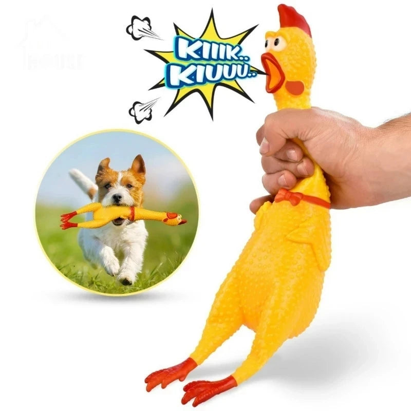 2012 heißer Verkauf Schreien Huhn Haustiere Hund Spielzeug Squeeze Quietschende Sound Lustige Spielzeug Sicherheit Gummi Für Hunde Molaren Kauen Spielzeug