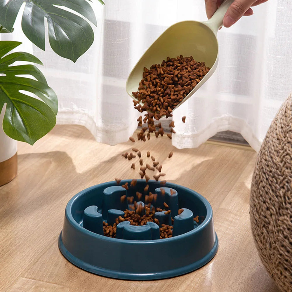 Pet Dog Slow Feeder Bowl Puppy Non Slip Puzzle Bowl Anti-Gulping Pet Slower Food Feeding Dishes Dog Bowl for Medium Small Dogs