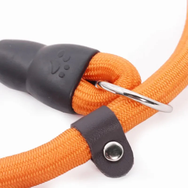 Hundehalsband P-Kette zum Gassigehen mit dem Hund Verstellbares Hundehalsband P-Seil Haustierhalsbänder Nylon Hundegeschirr Welpentrainingsseil Heimtierbedarf