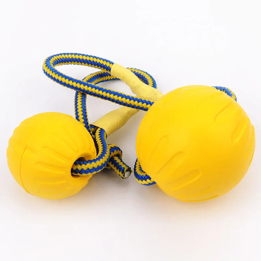 7/9 cm Unzerstörbarer Vollgummiball für das Training von Hunden, Kauspiel, Apportierspielzeug, Hundespielzeug für kleine, mittelgroße und große Hunde, interaktiv