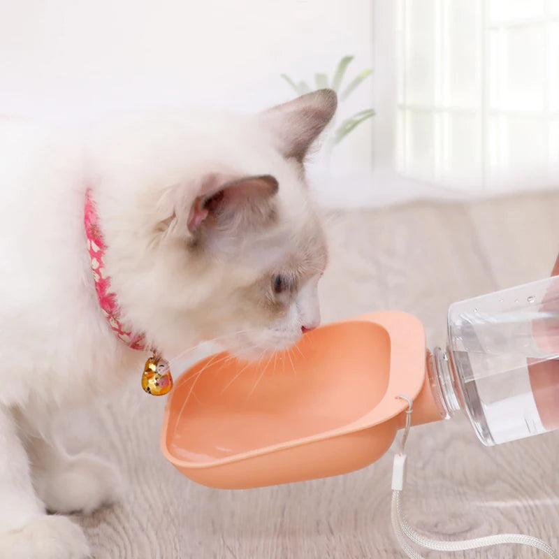 Reise-Wasserflasche für Hunde, tragbare Wasserflasche für Haustiere, Trinkwasser-Futter für Hunde und Katzen, Wassernapf für den Außenbereich, Flasche, Heimtierbedarf