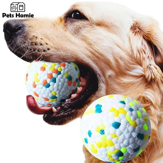 Beißspielzeug für Haustiere, Hund, fester Spielzeugball, interaktives Hundespielzeug, leichter Popcornball, Hundeball, leichte Kaugummibälle, hochelastischer Biss