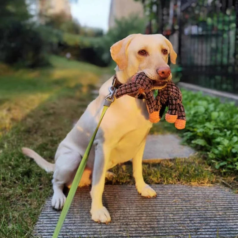 Plüschspielzeug für Hunde in Tierform, bissfest, quietschend, Cord, Hundespielzeug für kleine und große Hunde, Welpen, Haustier-Trainingszubehör