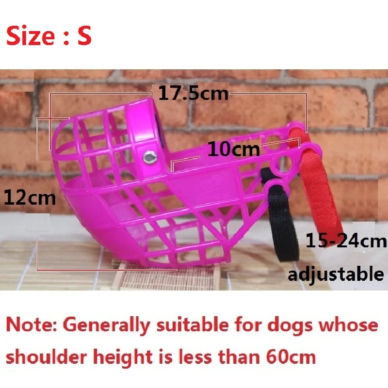 Pet Dog Muzzle Breathable Basket Muzzles Large Dogs Stop Biting Barking Chewing For Greyhound Gree Whippet Dogs supplies