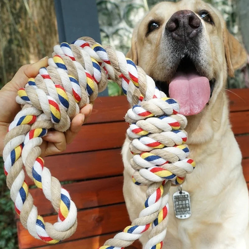 60CM Haustiere Spielzeug Beißen Backenzahn Seil Hundespielzeug für große Hunde Rottweiler Hundespielzeug Golden Retriever Kauen Zähne große Spielzeuge WF1015