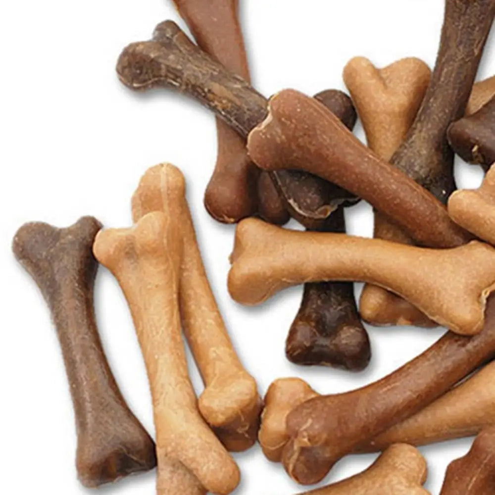 30 Stück Hundeknochen Molar Stick Snacks Leckerlis Kauspielzeug Mundhygiene Spielzeug Leder Rindsleder Zahnreinigungsstick für Welpenzubehör