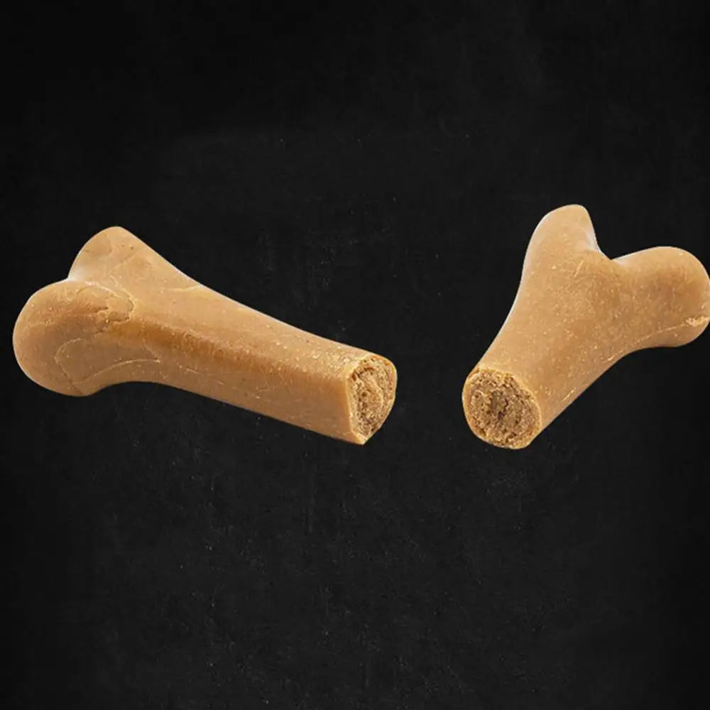 30 Stück Hundeknochen Molar Stick Snacks Leckerlis Kauspielzeug Mundhygiene Spielzeug Leder Rindsleder Zahnreinigungsstick für Welpenzubehör