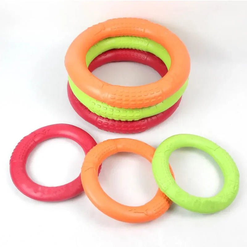 Hundespielzeug Haustier Flying Disk Trainingsring Puller Anti-Bite Floating Interactive Supplies Hundespielzeug Aggressives Kauen