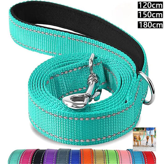 Katzen Hunde Geschirr Halsband Blei Gurt Nacht Reflexion Hund Haustier Abschleppseil 1.2/1.5/1.8m Schutzseil Haustier Walking Training Leine