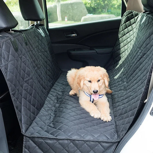 Oxford Haustier Sitzbezug Hund Katze Auto Hängematte Mesh Fenster Seitenklappen Matte Decke Wasserdicht Haustier Rücksitz Autositzbezug