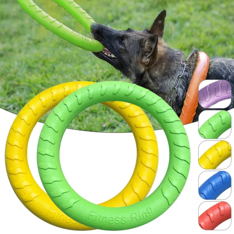 Hundespielzeug, Flugscheiben für Haustiere, EVA-Trainingsring, Puller-resistentes Spielzeug für Hunde, schwimmender Beißring für Welpen, interaktive Haustierartikel