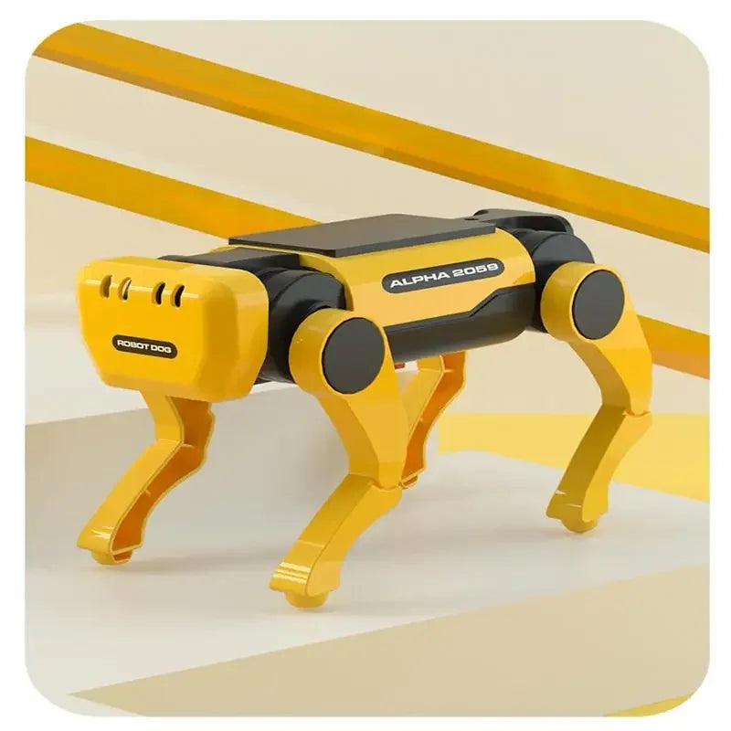 Neu Mijia Solar Elektrische Mechanische Hund Kuh Kinder Pädagogisches Montage Tech Puzzle Spielzeug Bionic Smart Roboter Hund