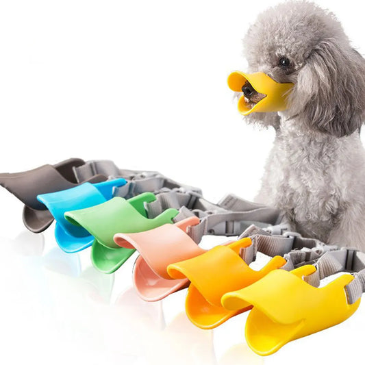 Dog Muzzle Silicone Duck Muzzle Mask for Pet Dogs Anti Bite Stop Barking Small Large Dog Mouth Muzzles Pet Dog Accessories