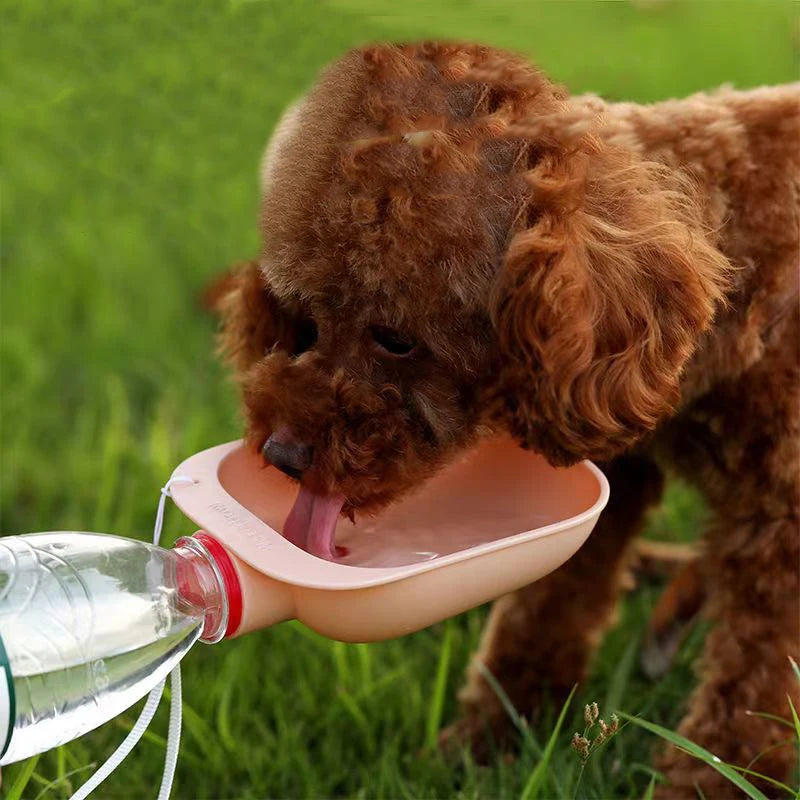 Reise-Wasserflasche für Hunde, tragbare Wasserflasche für Haustiere, Trinkwasser-Futter für Hunde und Katzen, Wassernapf für den Außenbereich, Flasche, Heimtierbedarf